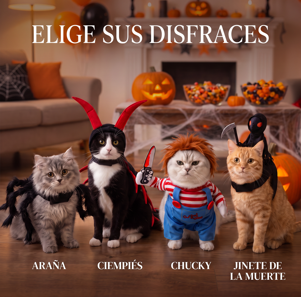 🕷️ Disfraces de Halloween para Mascotas