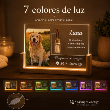 Luz Memorial Personalizada para Mascotas